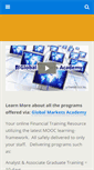 Mobile Screenshot of globalmarketsacademy.com