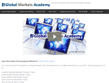 Tablet Screenshot of globalmarketsacademy.com